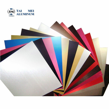 Factory Prirce and Qualified 1050 1100 3003 Color Coated Aluminum Sheet 