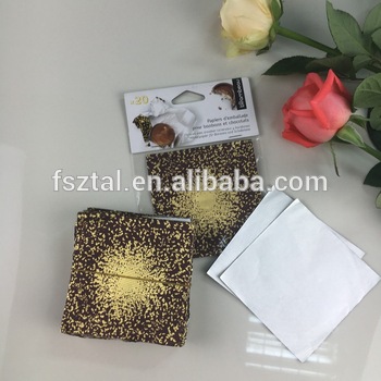 asian food wrap decorative gold aluminum foil manufacturer