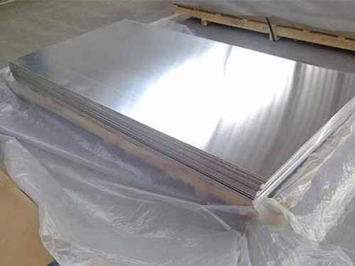 Aluminium Plain Sheet with Blue PVC in One Side 