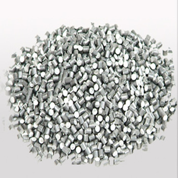 high Purity 6*6 mm 99.999% Al aluminum pellet Aluminum granule price 